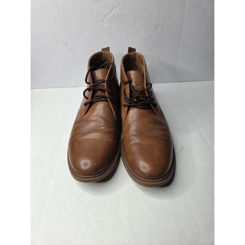 Sonoma Goods for Life Mens Brown‎ Chukka Boots Size 8 Med Tan Ankle Desert Shoes